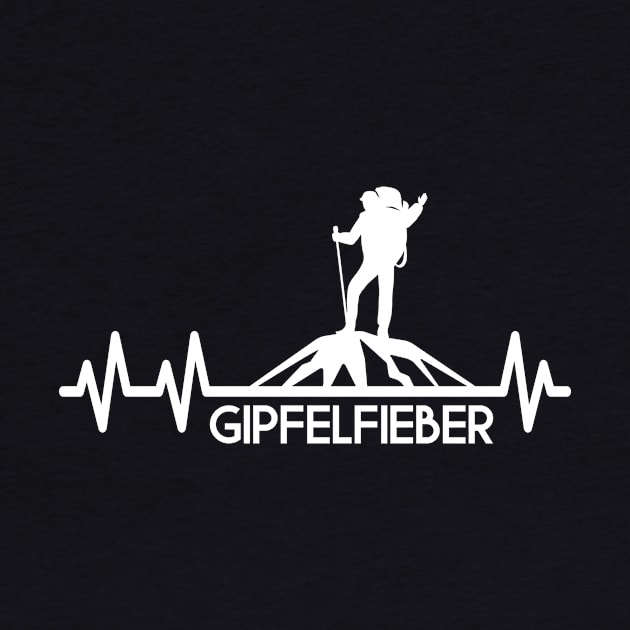 Gipfelfieber Bergsteiger Wanderer Bergwandern Puls by Foxxy Merch